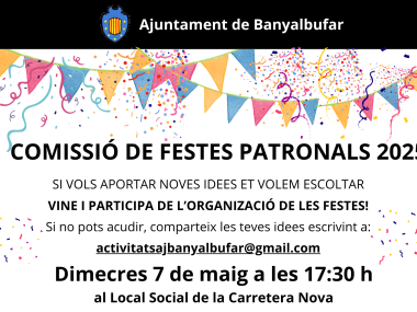 Comissió de festes 2025