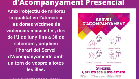 Ampliació horari Servei d'Acompanyament Presencial